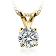 Diamond Solitaire Pendants