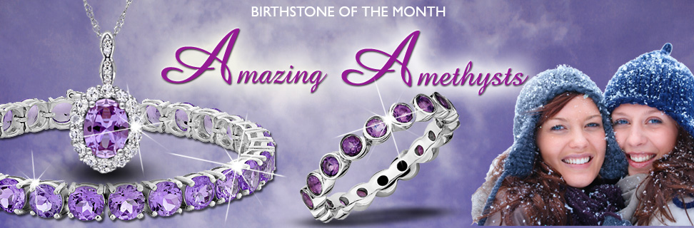 Amethyst Birthstone Jewelry