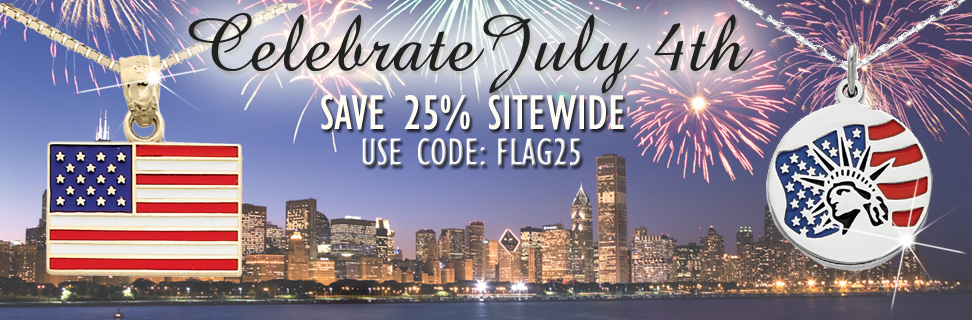 July Fourth Celebration 25% OFF Sitewide