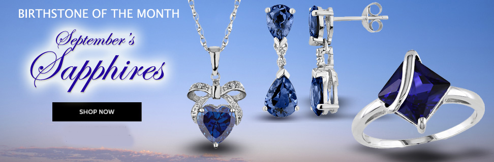 September Blue Sapphire Jewelry
