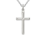 Sterling Silver Cross Pendant Necklace with Chain