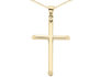 Large Cross Pendant in 14K Yellow Gold 