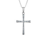 Sterling Silver Cross Pendant Necklace with Chain