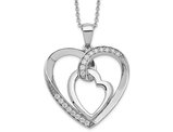 'My Heart to Yours' Pendant Necklace in Sterling Silver with Chain