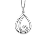 'Remember Me Always' Pendant Necklace in Sterling Silver with Chain