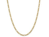 14K Yellow Gold Figaro Chain Necklace 24 Inches (4.75 mm)