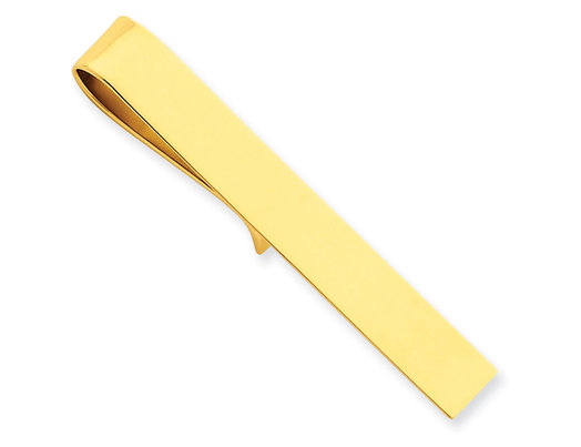 14K Yellow Gold Men's Tie Bar