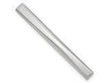 Men's Chisel Tie Bar in Stainless Steel