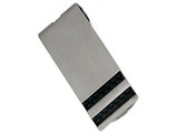 Men's Black Carbon Fiber Money Clip in Brushed Stainless Steel