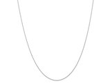 14 Karat White Gold 18 inch Carded Cable Rope Chain (6R)
