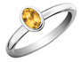 Citrine Ring 1/2 Carat (ctw) in Sterling Silver
