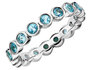 Blue Topaz Ring 1.25 Carat (ctw) in Sterling Silver