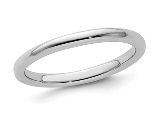 Classic Sterling Silver Ring Band (2.5mm)