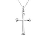 Sterling Silver Cross Pendant Necklace with Chain