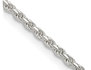 18 In. Diamond Cut Rope Chain in Sterling Silver  