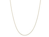14K Yellow Gold Box Chain 0.500mm Necklace 18 Inches