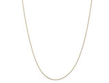 14K Yellow Gold Box Chain Necklace 20 Inches (0.50mm)