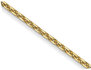 18 Inch Rope Chain in 14K Yellow Gold
