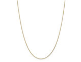 14K Yellow Gold Diamond Cut Cable Chain Necklace in 20 Inches (0.95mm)