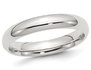 4mm Wedding Band in Sterling Silver