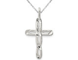 Sterling Silver Cross Pendant Necklace with Chain