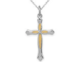 Sterling Silver Cross Pendant Necklace with Chain