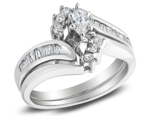 marquise diamond band setting
