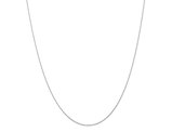 10 Karat White Gold Chain 18 Inch Chain .5mm