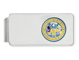 US Army Logo Money Clip in Sterling Silver with Rhodium Plating
