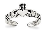 Sterling Silver Claddagh Toe Ring