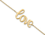 14K Yellow Gold LOVE Bracelet withLobster Clasp