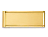 Men's Yellow Plated Stainless Steel Polished Money Clip 