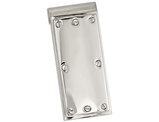 Men's Screw Motif Money Clip in Polished Stainless Steel