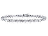  1/3 Carat (ctw J-K , I3) Diamond Bracelet in Sterling Silver 