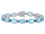 37 Carat (ctw) London Blue Topaz Bracelet in Sterling Silver (7.25 inches)