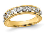 1/3 Carat (ctw I-J, I2-I3) Ladies Diamond Wedding Band Ring in 14K Yellow Gold