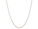 18 inch Ropa Chain in 14K Rose Pink Gold 0.7mm