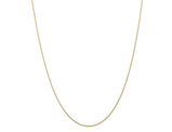 18 inch 7R Chain in 14 Karat Yellow Gold .7mm