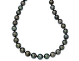 Saltwater Cultured Tahitian Graduated Pearl Necklace (9-12mm) in 14K White Gold