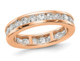 2.00 Carat (ctw H-I, I1-I2) Diamond Eternity Wedding Band Ring in 14K Gold