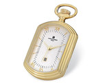 Charles Hubert Gold Color Finish Rectangular Pocket Watch