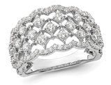 1.00 Carat (ctw SI1-SI2, G-H-I) Lab-Grown Diamond Ring in 14K White Gold