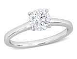 1.00 Carat (ctw I-J, I1-I2) Diamond Solitaire Engagement Ring in Platinum