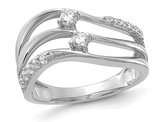 3/10 Carat (ctw SI1-SI2, G-H-I) Lab-Grown Diamond Ring in 14K White Gold