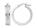 Sterling Silver Huggie Hoop Earrings 