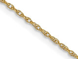 20 inch 7R Chain in 14 Karat Yellow Gold .7mm