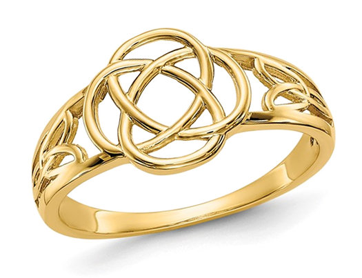 14K Yellow Gold Celtic Knot Ring