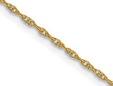 18 inch 8R Chain in 14 Karat Yellow Gold .95mm (16 inches)