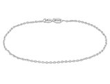 Diamond Cut Cable Chain Bracelet in Platinum (7 inches)