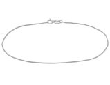 Curb Link Chain Bracelet in Platinum (7 inches)